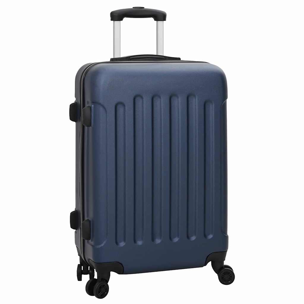 Koffert med lås 3 pcs Mørkeblå 50 x 31 x 78 cm ABS-plast
