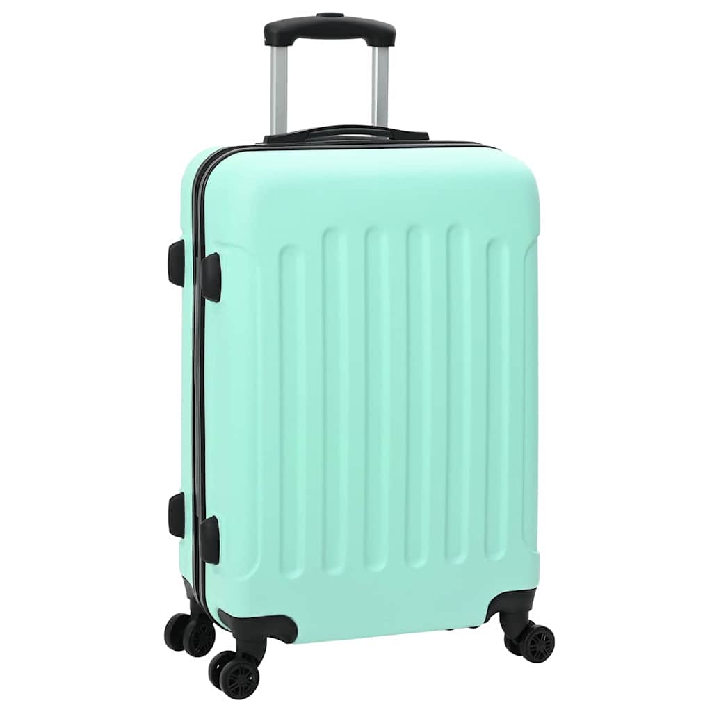 Koffert med lås 3 pcs Mintgrønn 50 x 31 x 78 cm ABS-plast