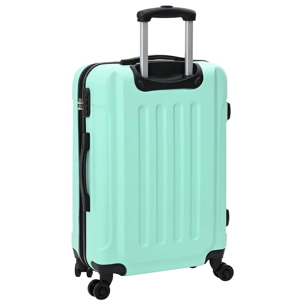 Koffert med lås 3 pcs Mintgrønn 50 x 31 x 78 cm ABS-plast