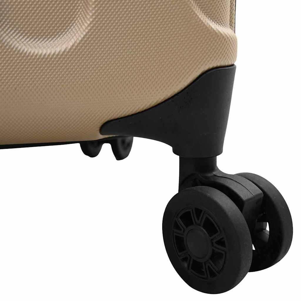 Koffert med lås champagne 43 x 27 x 66 cm ABS-plast