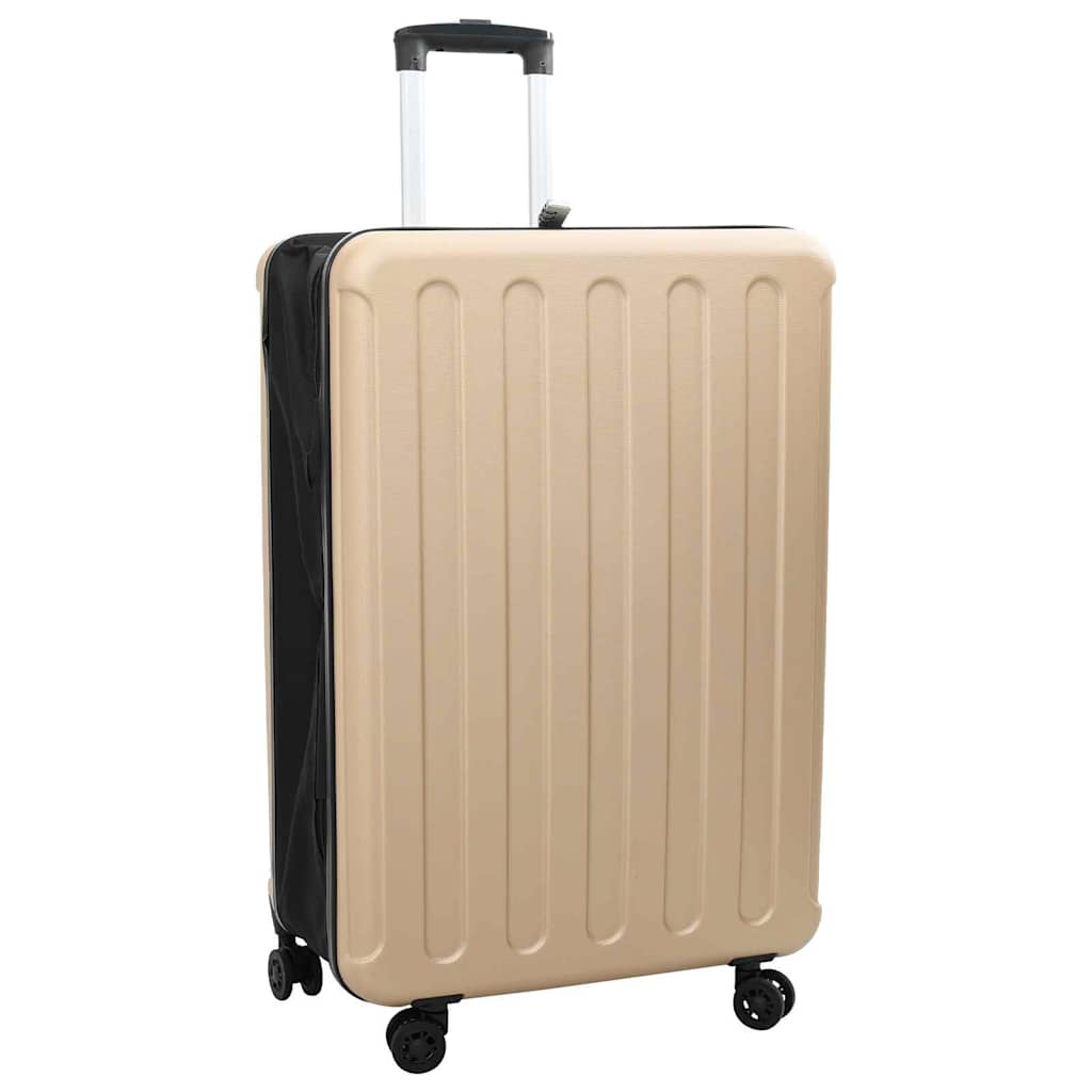 Koffert med lås champagne 50 x 30 x 76 cm ABS-plast