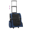 Dyrevogn 3-i-1-design blå 48x32x(57-106) cm oxfordstoff