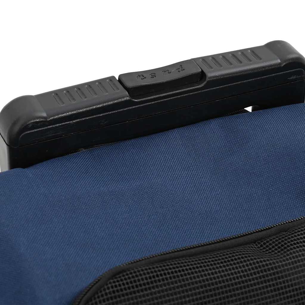 Dyrevogn 3-i-1-design blå 48x32x(57-106) cm oxfordstoff