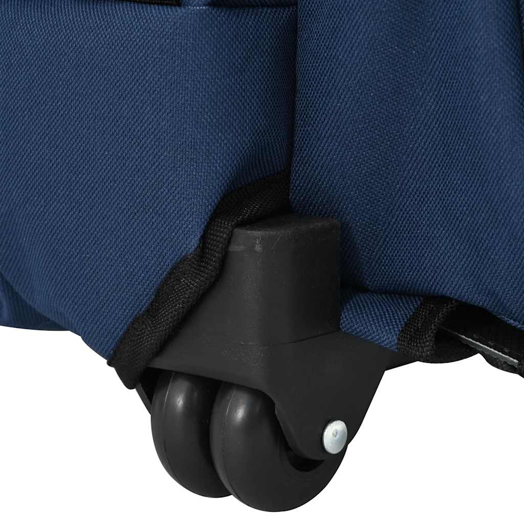 Dyrevogn 3-i-1-design blå 48x32x(57-106) cm oxfordstoff