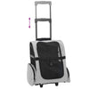 Dyrevogn 3-i-1-design grå 48x32x(57-106) cm oxfordstoff