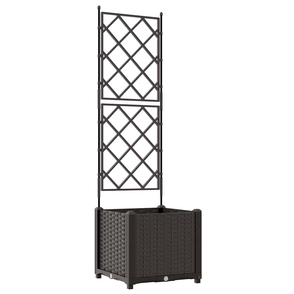 Hageblomsterpotte Brun 40 x 40 x 143 cm PP