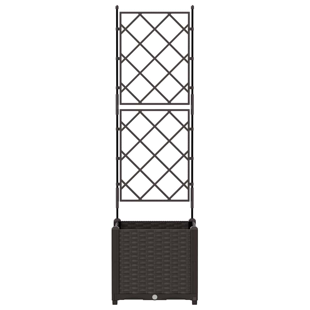 Hageblomsterpotte Brun 40 x 40 x 143 cm PP