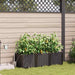 Hageblomsterpotte 3 pcs Brun 120 x 40 x 37,5 cm Plast