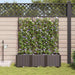 Hageblomsterpotte 3 stk. Brun 120 x 40 x 142 cm PP