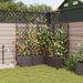 Hageblomsterpotte 5 pcs Brun 120 x 120 x 142 cm Plast