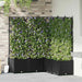 Hageblomsterpotte 5 stk. Svart 120 x 120 x 143 cm PP