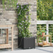 Hageblomsterpotte Svart 40 x 40 x 142 cm Plast