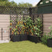 Hageblomsterpotte 5 pcs Svart 120 x 120 x 142 cm Plast