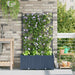 Hageblomsterpotte 2 stk. Grå 80 x 40 x 143 cm PP
