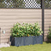 Hageblomsterpotte 3 stk. Lysegrå 120 x 40 x 37,5 cm PP
