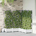 Hageblomsterpotte 5 stk. Hvit 120 x 120 x 125,5 cm PP