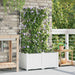 Hageblomsterpotte 2 stk. Hvit 80 x 40 x 142 cm PP