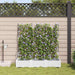 Hageblomsterpotte 3 stk. Hvit 120 x 40 x 126 cm PP