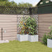 Hageblomsterpotte 3 stk. Hvit 80 x 80 x 142 cm PP