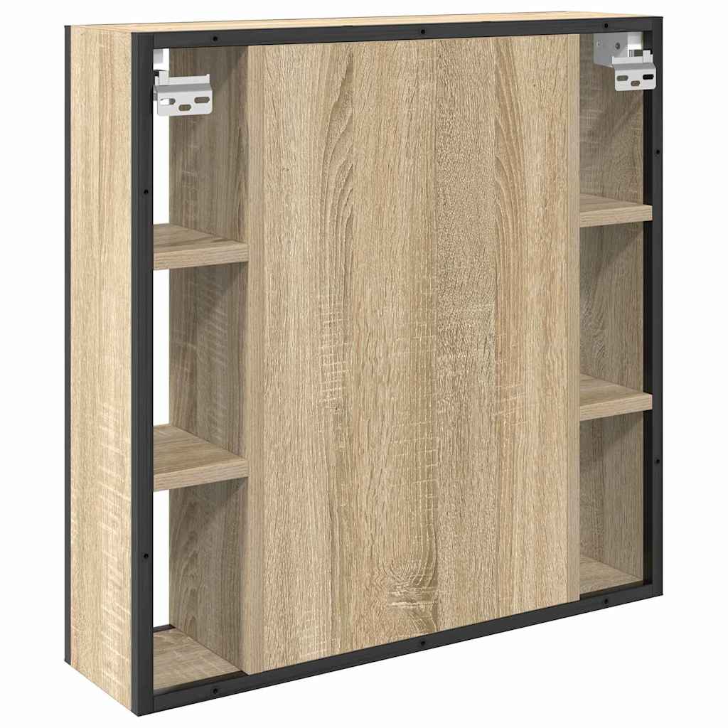 Speilskap med hylle Sonoma eik 60 x 16 x 60 cm Konstruert tre
