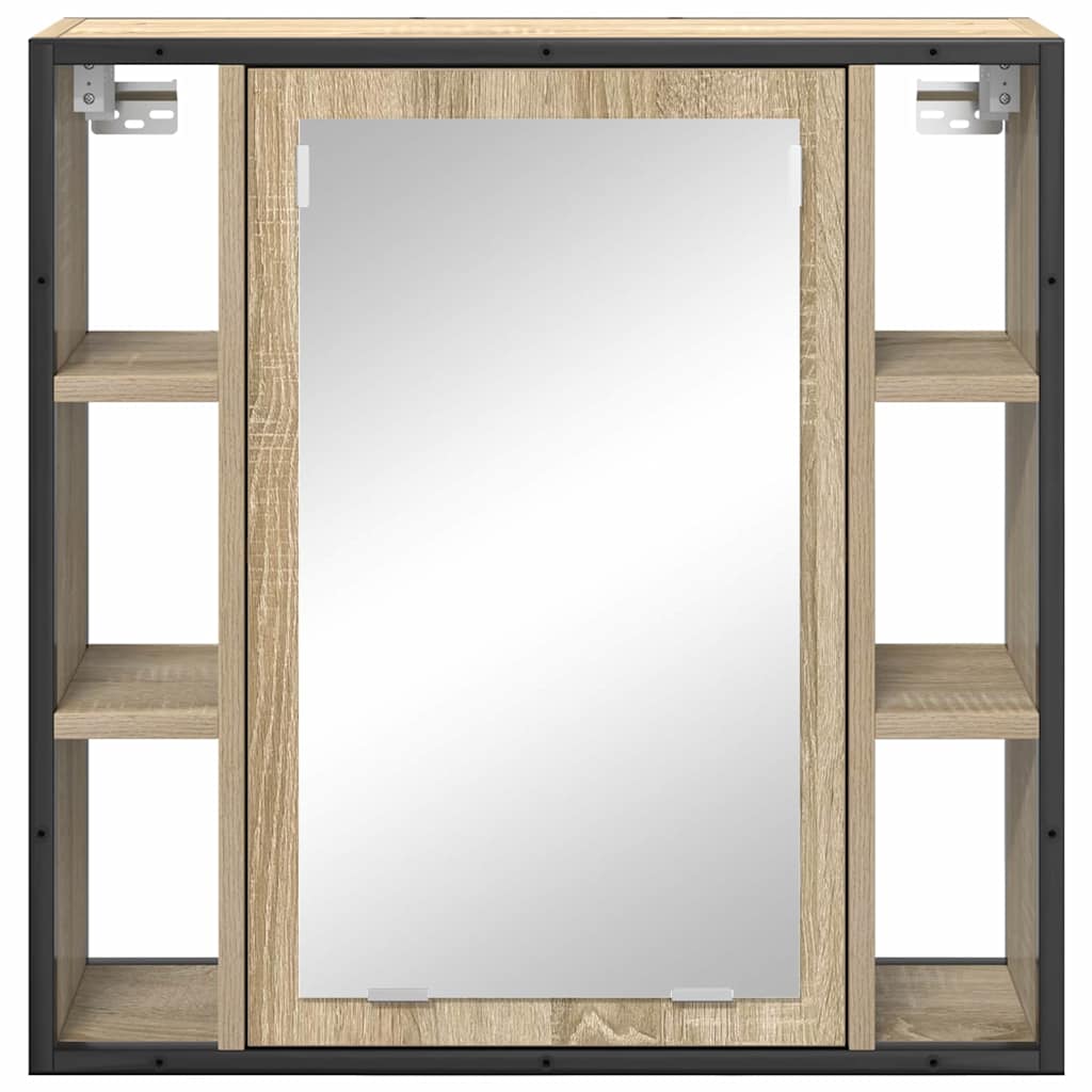 Speilskap med hylle Sonoma eik 60 x 16 x 60 cm Konstruert tre