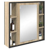 Baderomsspeilskap Beige 60 x 16 x 60 cm Konstruert tre