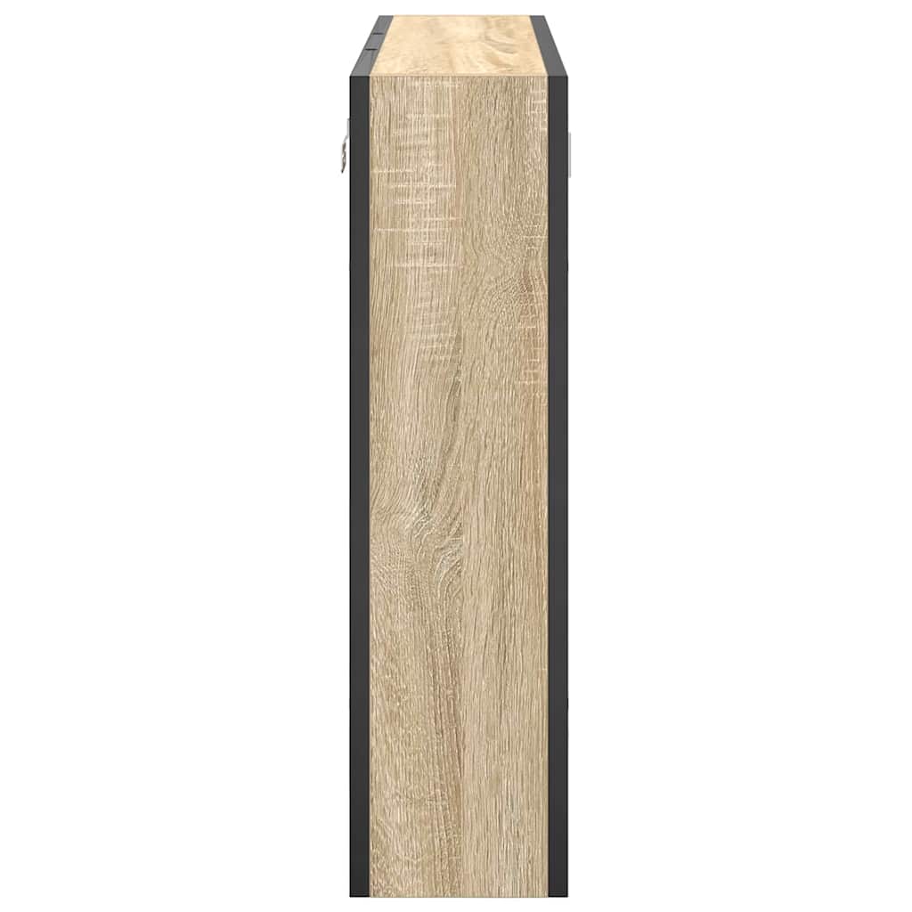 Speilskap med hylle Sonoma eik 60 x 16 x 60 cm Konstruert tre