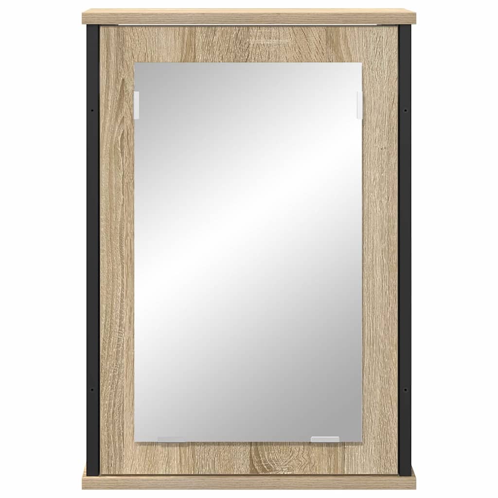 Speilskap med hylle Sonoma eik 42 x 12 x 60 cm Konstruert tre