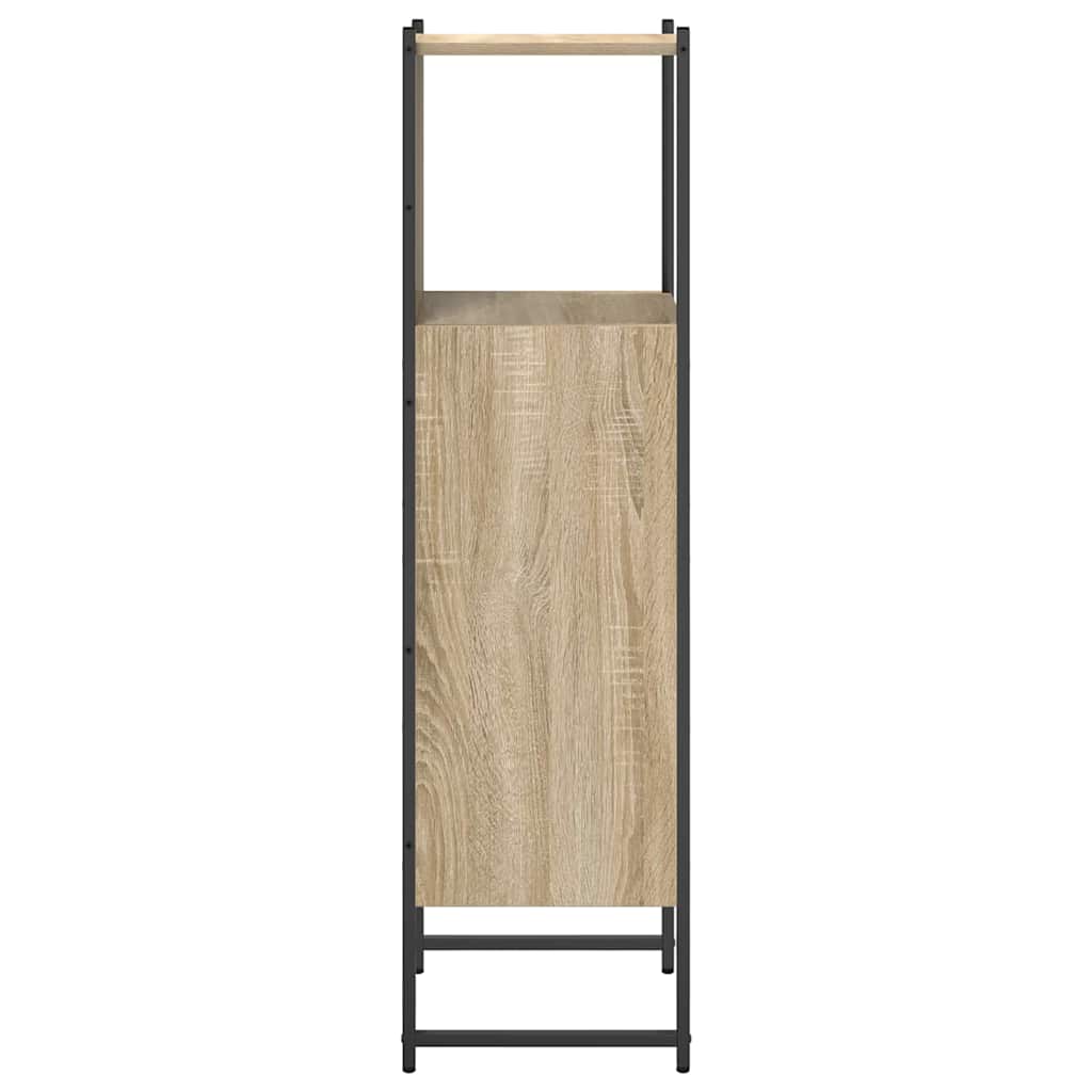 Baderomsskap med hylle Beige 33 x 33 x 120,5 cm Konstruert tre