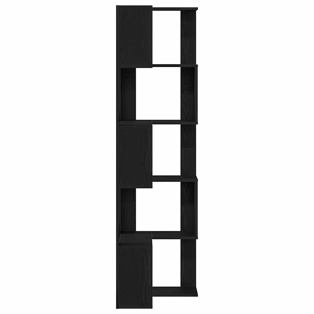 Bokhylle Svart Eik 50 x 50 x 179 cm