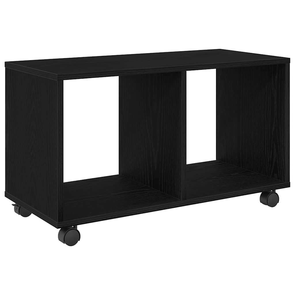 Avlastningsbord Svart Eik 72 x 33 x 42,5 cm Konstruert tre