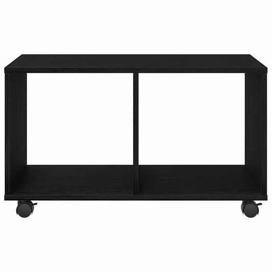 Avlastningsbord Svart Eik 72 x 33 x 42,5 cm Konstruert tre