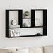 Vegghylle svart eik 99x15x60 cm konstruert tre
