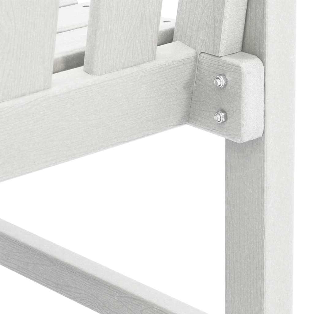 Hagebenk Hvit 120 x 59 x 88 cm HDPE