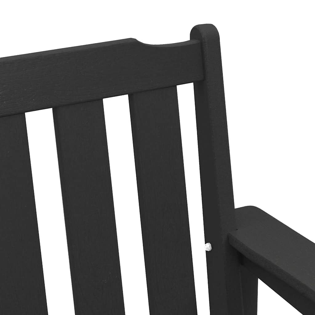 Hagebenk Svart 120 x 59 x 88 cm HDPE