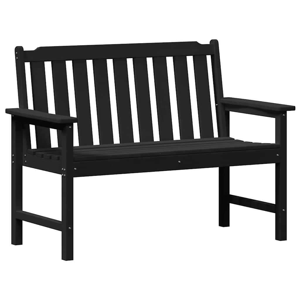 Hagebenk Svart 120 x 59 x 88 cm HDPE