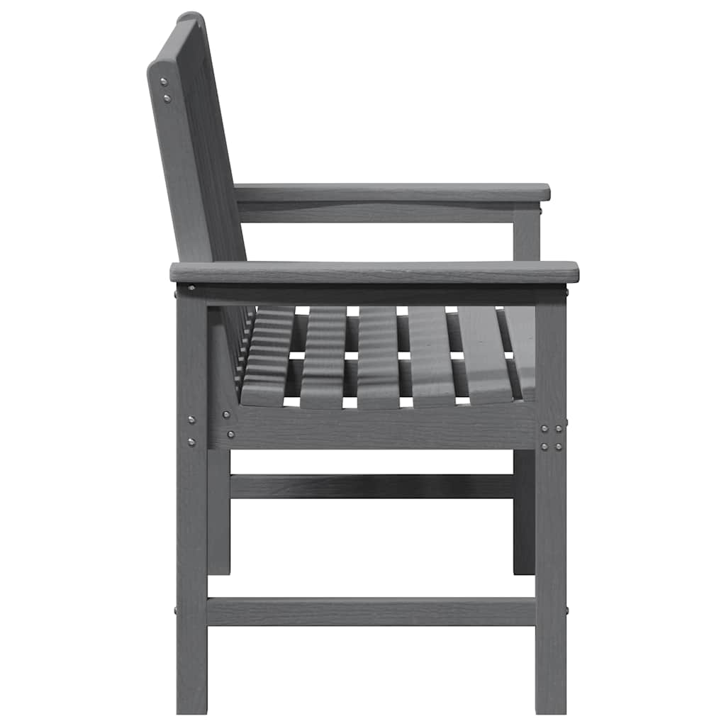 Hagebenk Lysegrå 120 x 59 x 88 cm HDPE