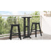Barbord Svart 55 x 55 x 107 cm Polyethylen