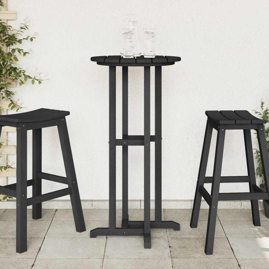 Barbord Svart 55 x 55 x 107 cm Polyethylen