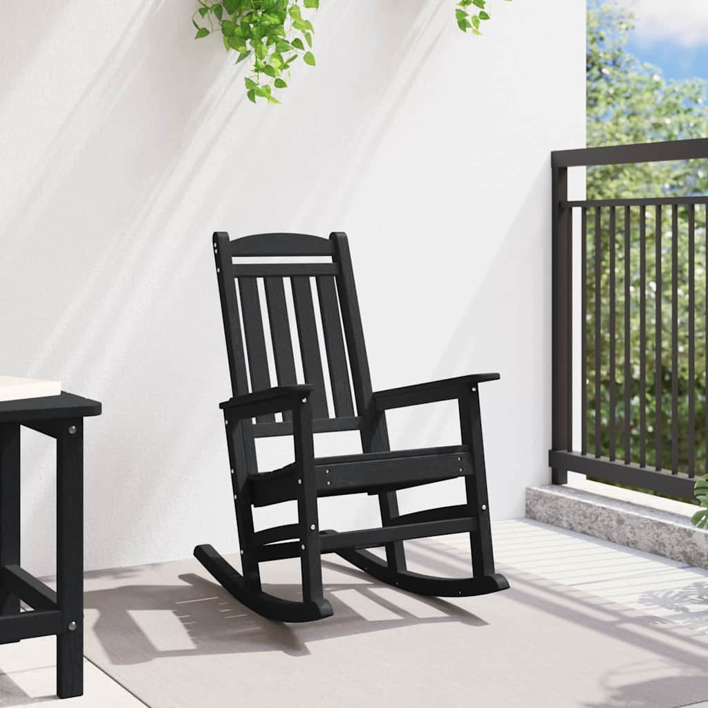 Hagegyngestol Svart 92 x 70 x 108cm HDPE