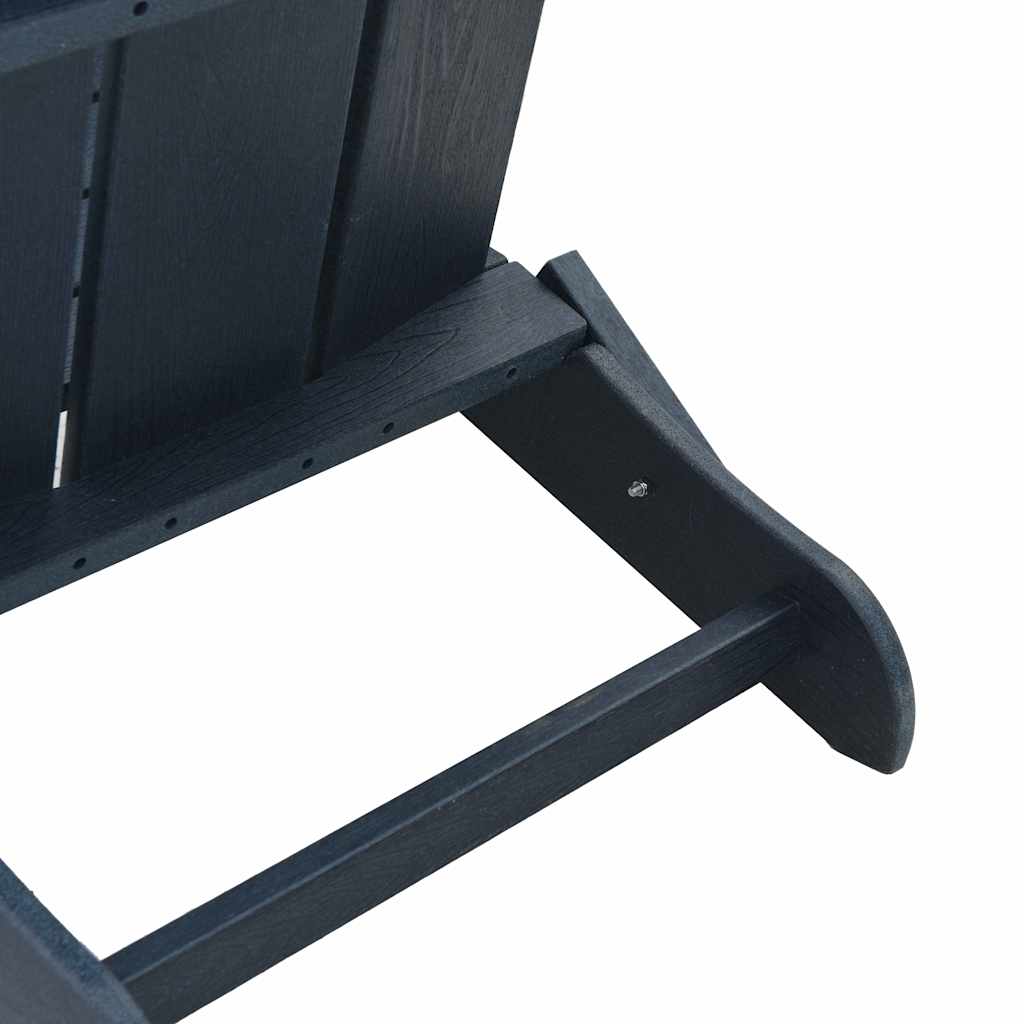 Folding Adirondack Stol Havblå 74.5 x 80.5 x 90cm HDPE