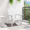 Adirondack-stol Hvit 74 x 82 x 92cm HDPE