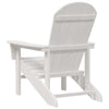 Adirondack-stol Hvit 74 x 82 x 92cm HDPE