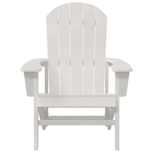 Adirondack-stol Hvit 82 x 74 x 92 cm HDPE