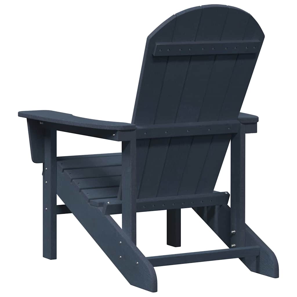 Adirondack-stol Marineblå 82 x 74 x 92 cm HDPE