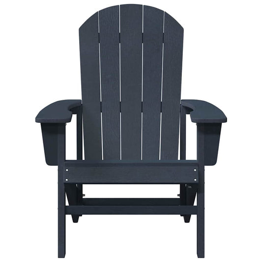 Adirondack-stol Marineblå 82 x 74 x 92 cm HDPE