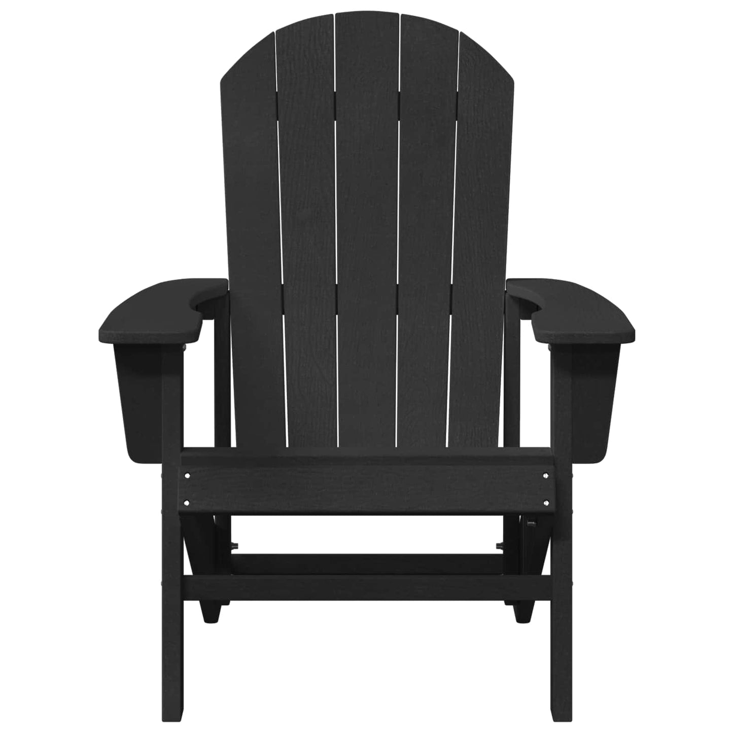 Adirondack-stol Svart 82 x 74 x 92 cm HDPE