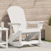 Adirondack gyngestol Hvit 92 x 73,5 x 92 cm HDPE