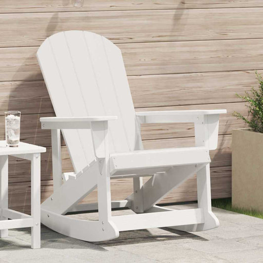 Adirondack gyngestol Hvit 92 x 73,5 x 92 cm HDPE