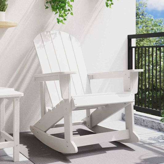 Adirondack gyngestol Hvit 92 x 73,5 x 92 cm HDPE
